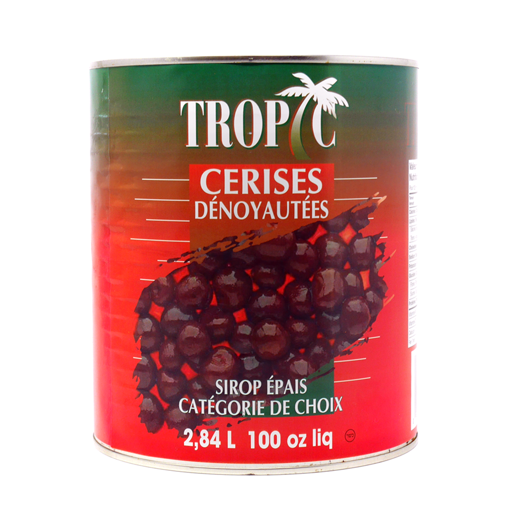 (TROPIC) CHERRIES PITTED 冰車喱, 100ozx6