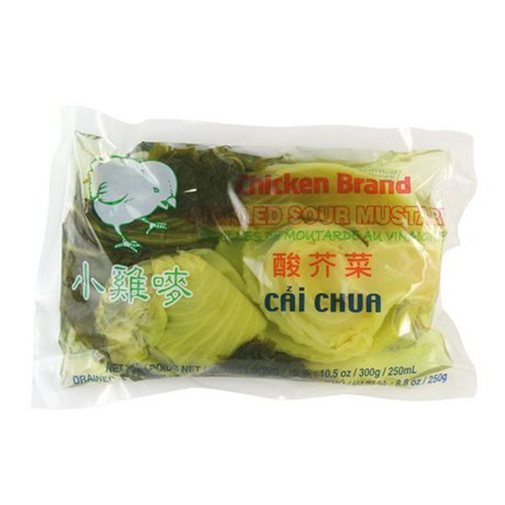 (CHICKEN-BRAND) SOUR PICKLED MUSTARD 雞仔咸酸菜, 300gx36
