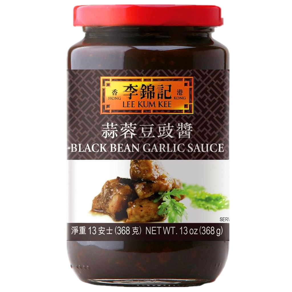 (LKK) GARLIC BLK BEAN SASAUCE 李錦記蒜蓉豆豉醬, 368gx12