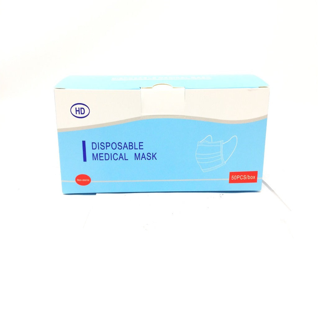 ASTM Level I Surgical Disposable Masks, 3 Layers, 50 pcs ASTM等級1醫用一次性口罩，三層， 50片