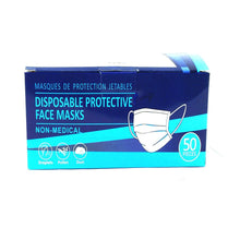 將圖片載入圖庫檢視器 Non-Medical Protective Disposable Masks, 3 Layers, 50 pcs 非醫用防禦性一次性口罩，三層， 50片
