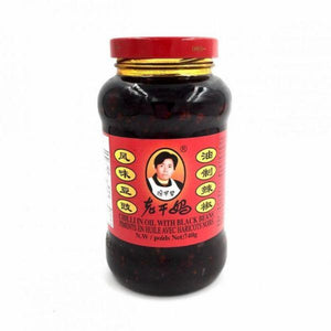 (LGM) BLACK BEAN CHILI OIL 老干媽風味辣豆豉, 740gx12